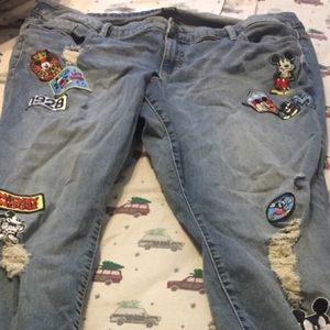 torrid mickey mouse jeans